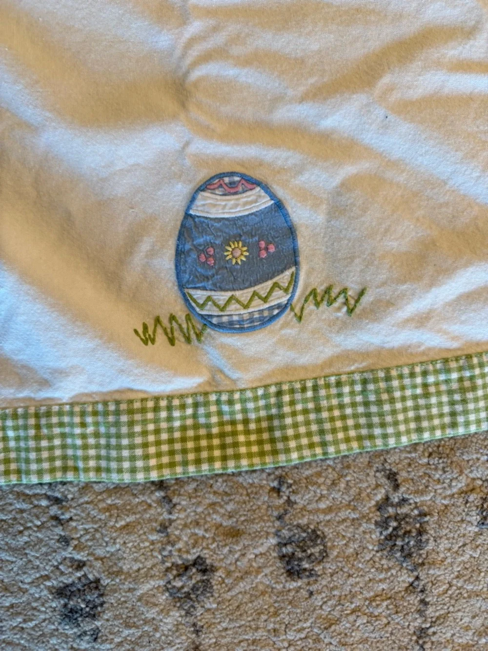 Pottery Barn Kids Easter Tablecloth Square